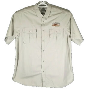 Columbia Men's Shirt Size XL PFG Vented Button Down Collar Fishing